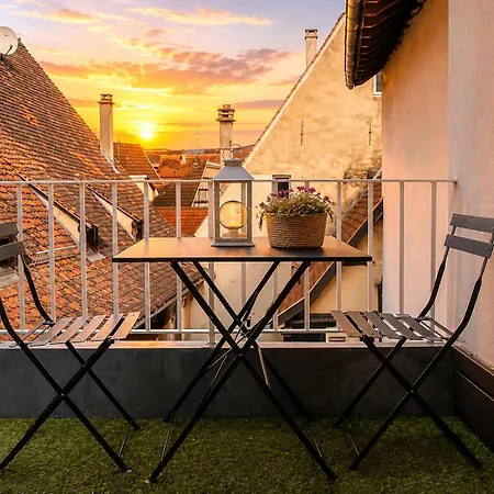 Vue Exceptionnelle Sur Les Toits Alsace